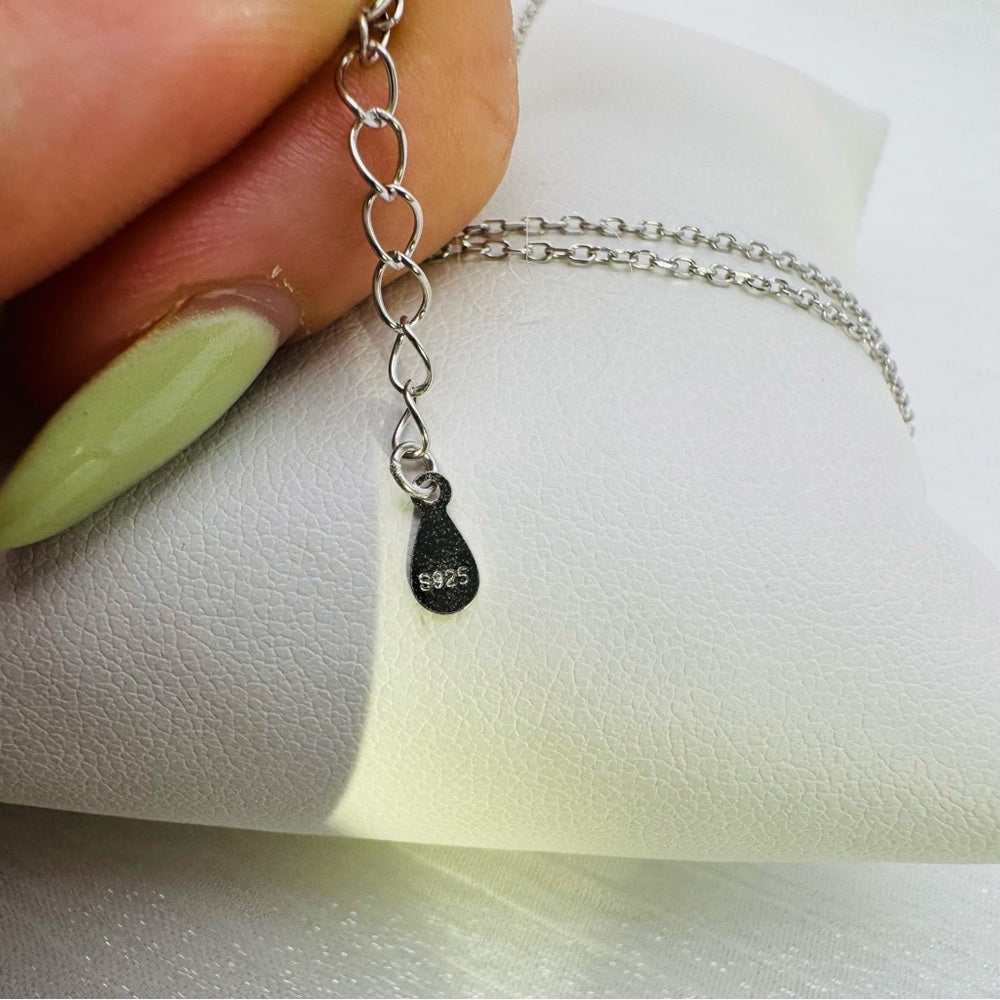 1.0 CT Moissanite Diamond Elongated Asscher Cut Necklace