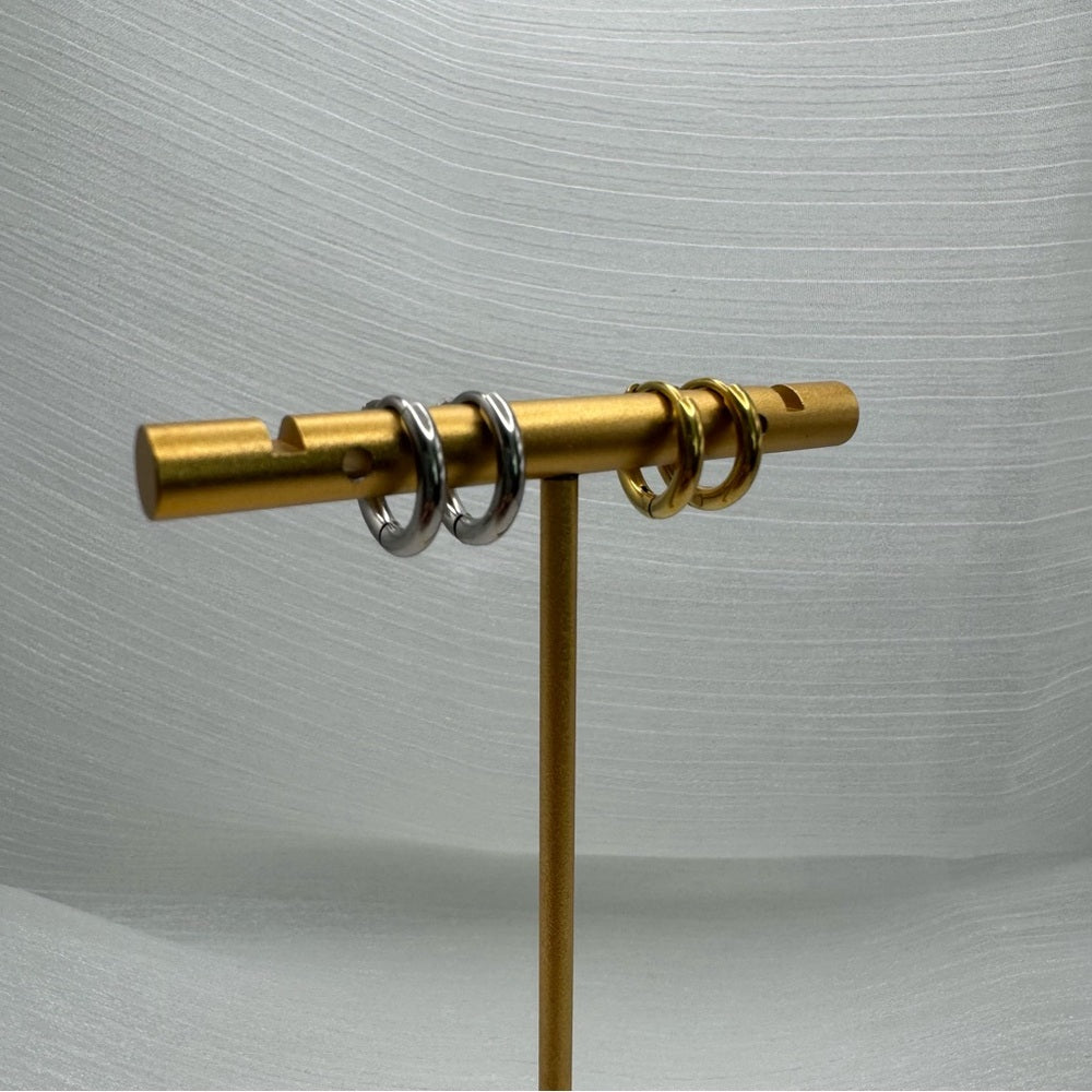 #103 Hoop Earrings - Gold