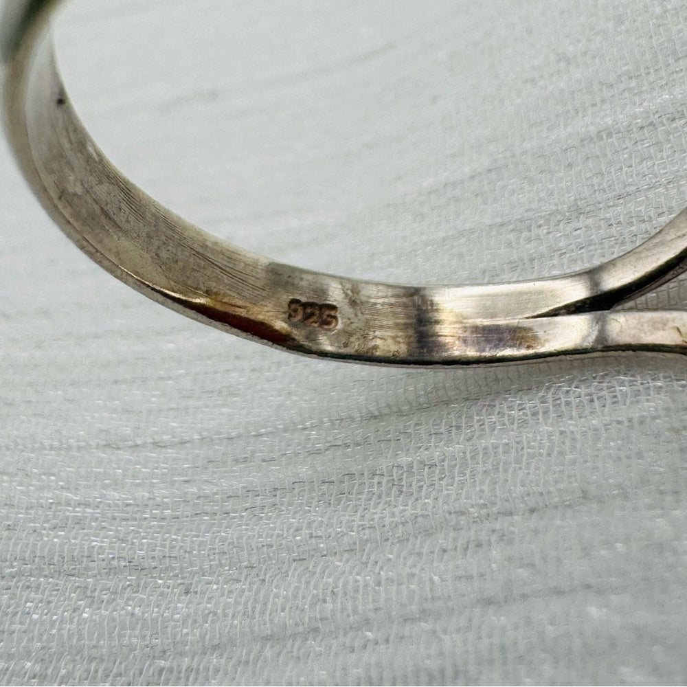 S925 Teardrop Carnelian Ring