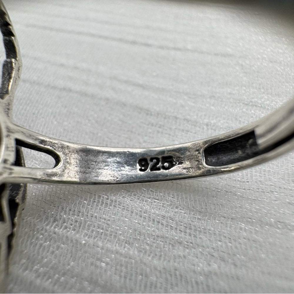 Amber Spider S925 Ring