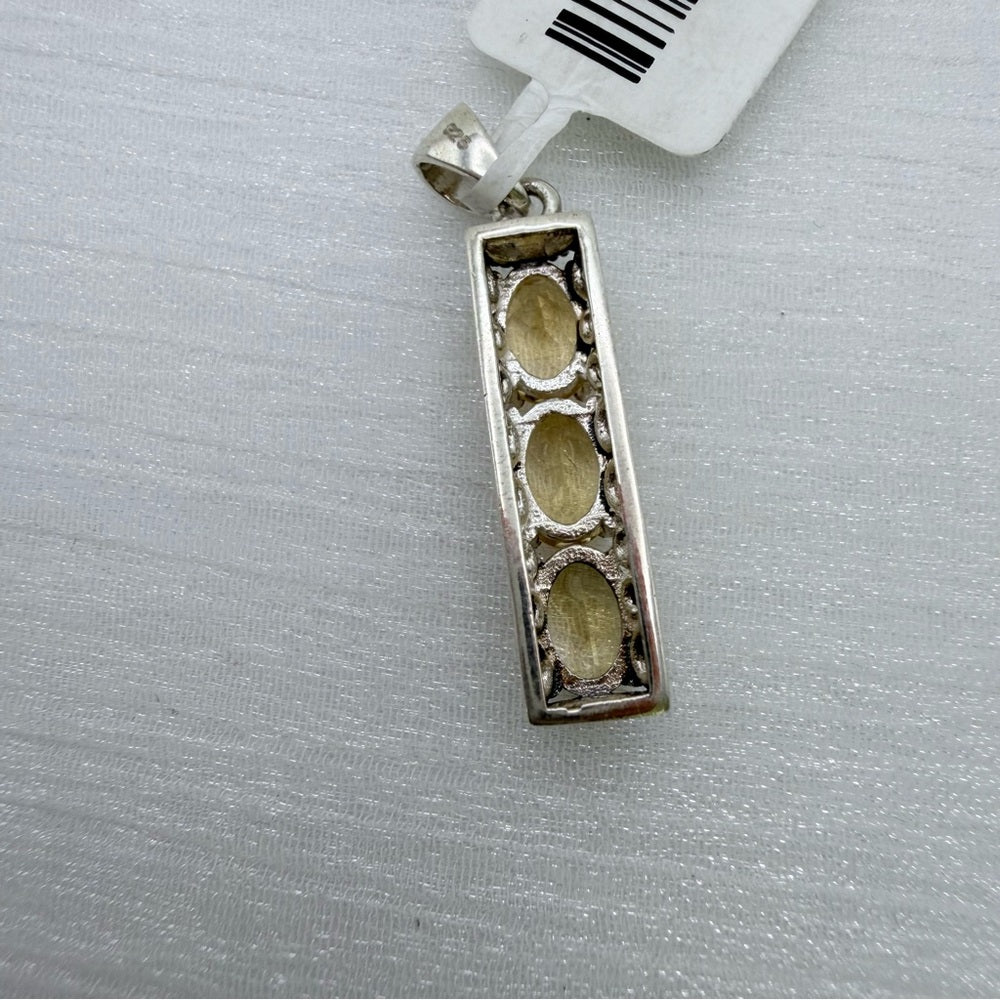 S925 Citrine Pendant