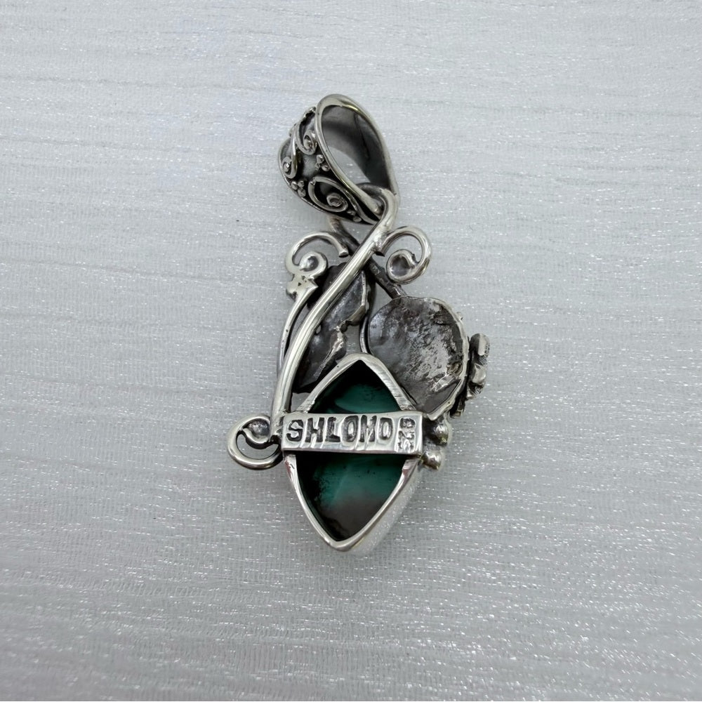S925 Malachite Pendant