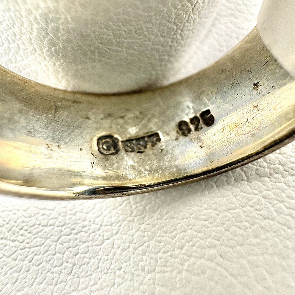 S925 Swirl Wave Band