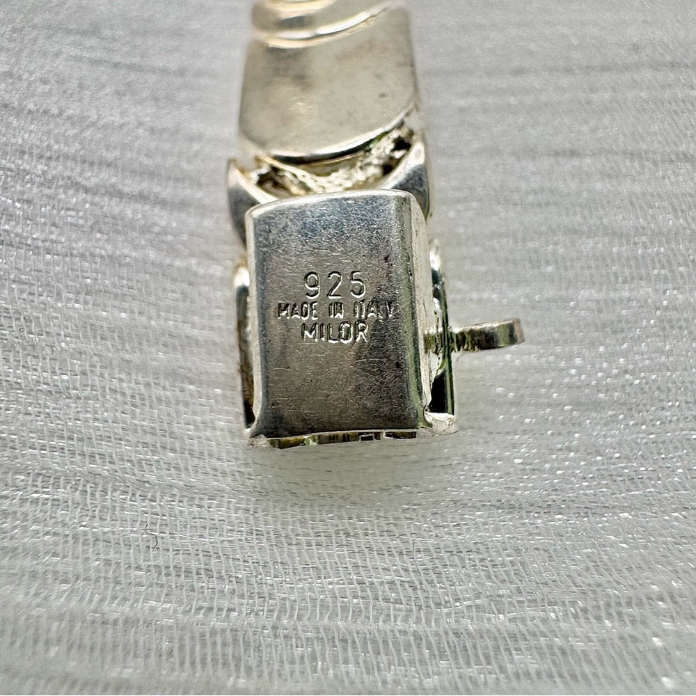 S925 Two Tones Chain Bracelet