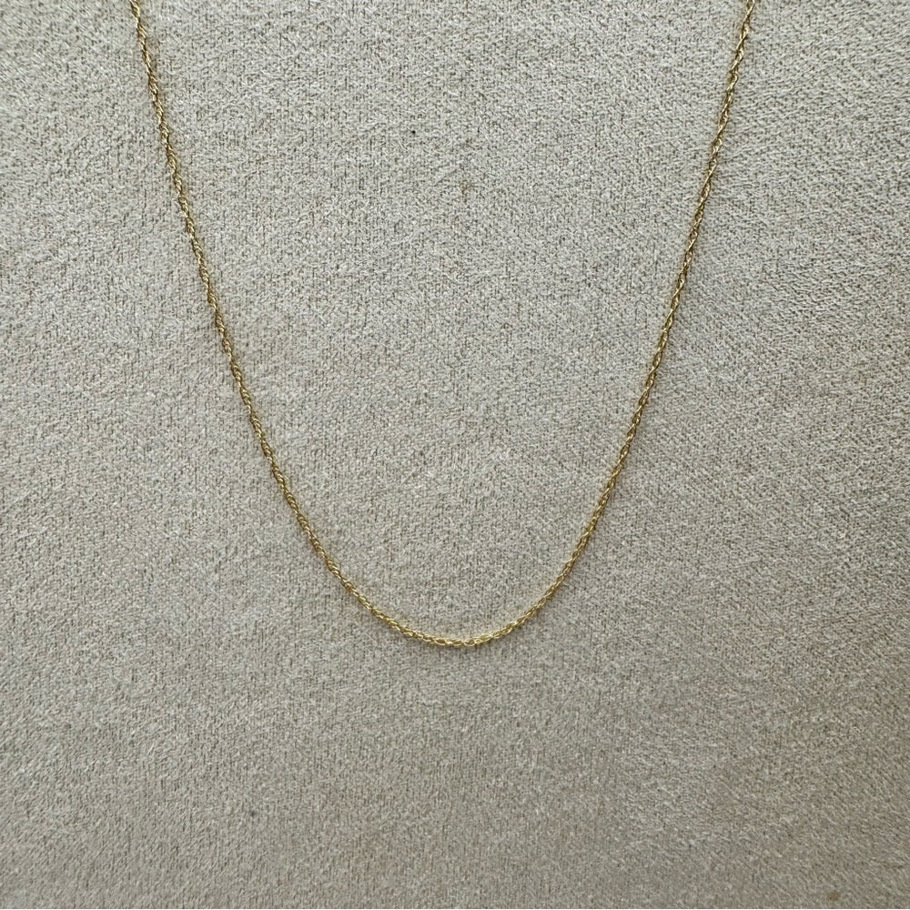 Solid 18k Gold Singapore Chain