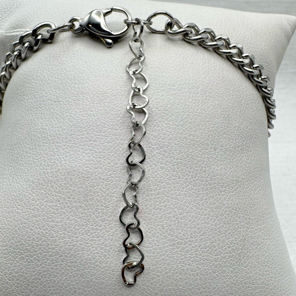 Golden Pearl Silver Bracelet