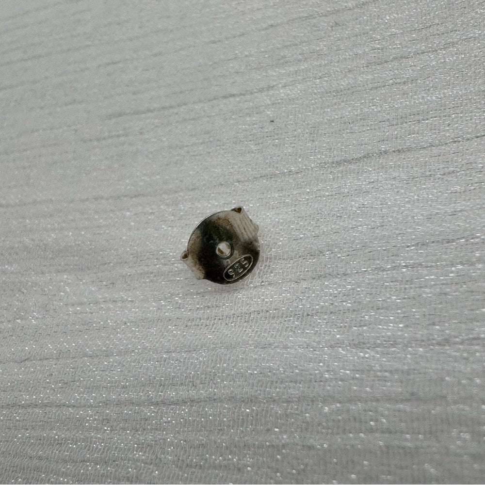 S925 Oval Swiss Blue Topaz Stud Earrings