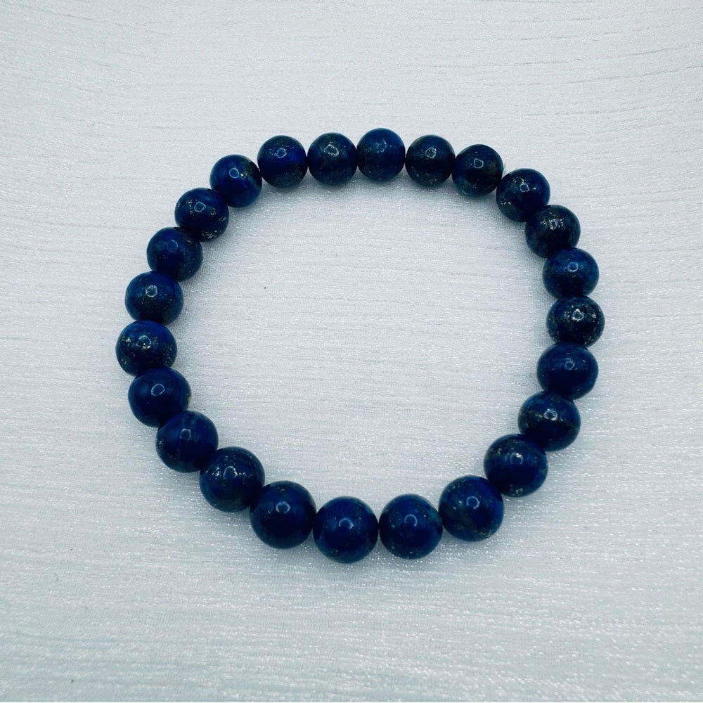 Lapis Gemstone Stretchy Bracelet
