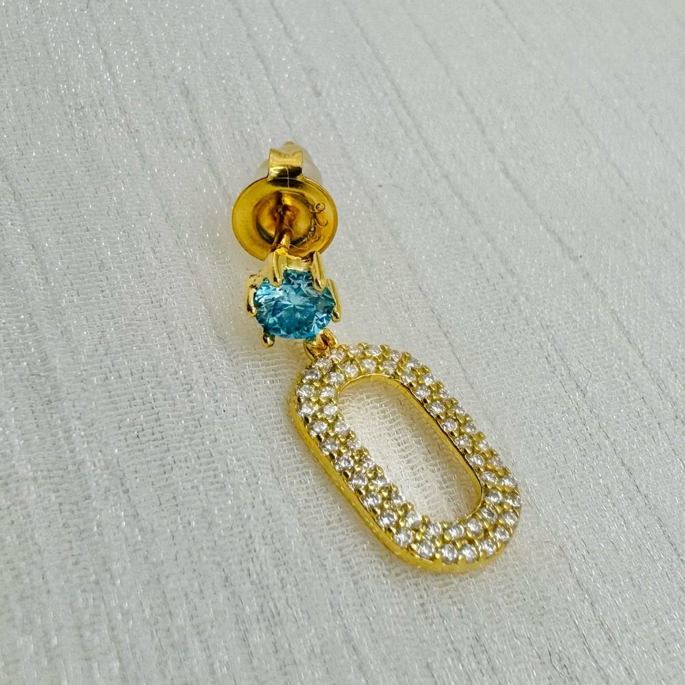 S925 Sterling Silver Moissanite 1.37 CT Oval Dangle Earrings