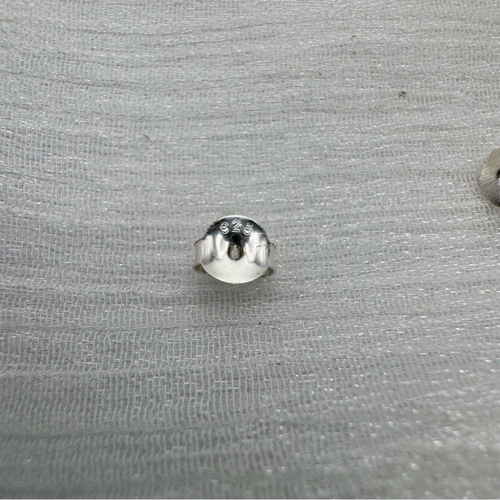 S925 Amethyst Square Stud Earrings