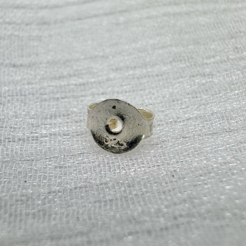 S925 Blue Chalcedony Swirl Earrings