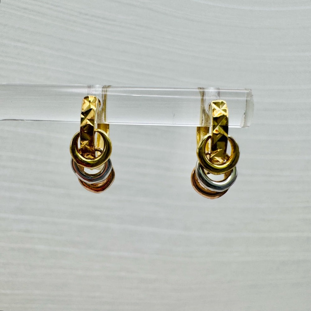 S925 Tricolor Huggies