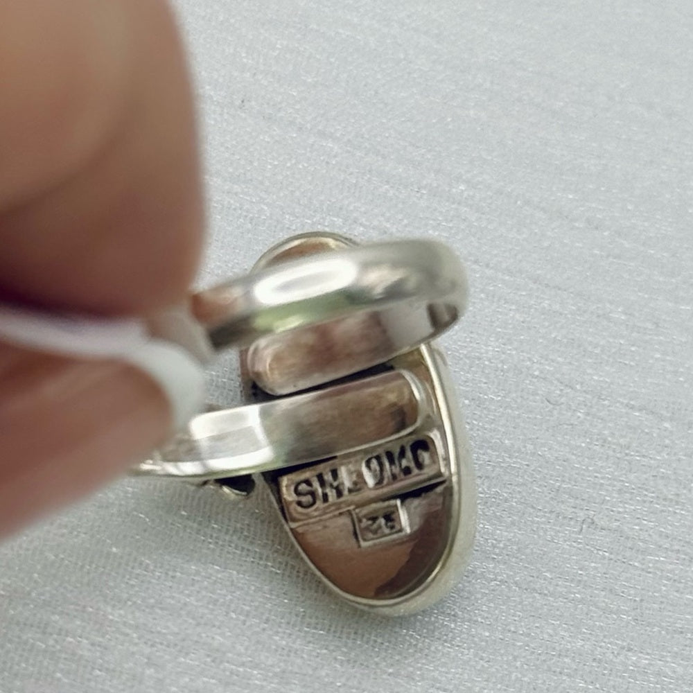 S925 Amethyst Ring Adjustable