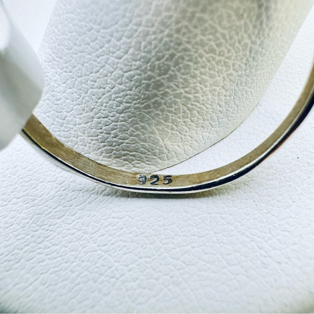 S925 Rose Quartz Twist Ring