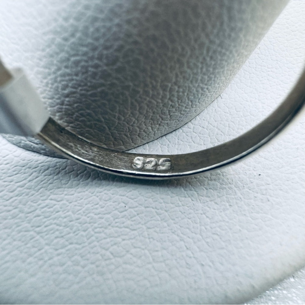 S925 Rose Quartz Round Ring