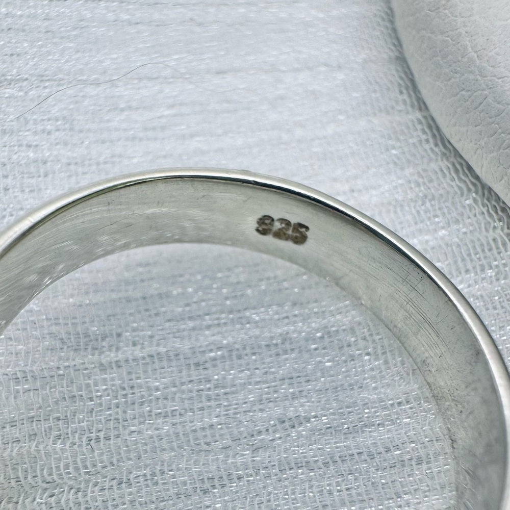 S925 Aqua Kyanite Oval Ring