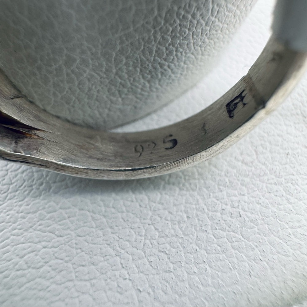 S925 Marcasite Heart Ring