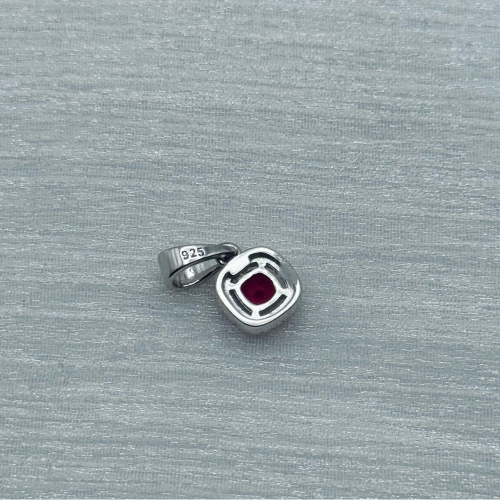 S925 Garnet Gemstone Pendant