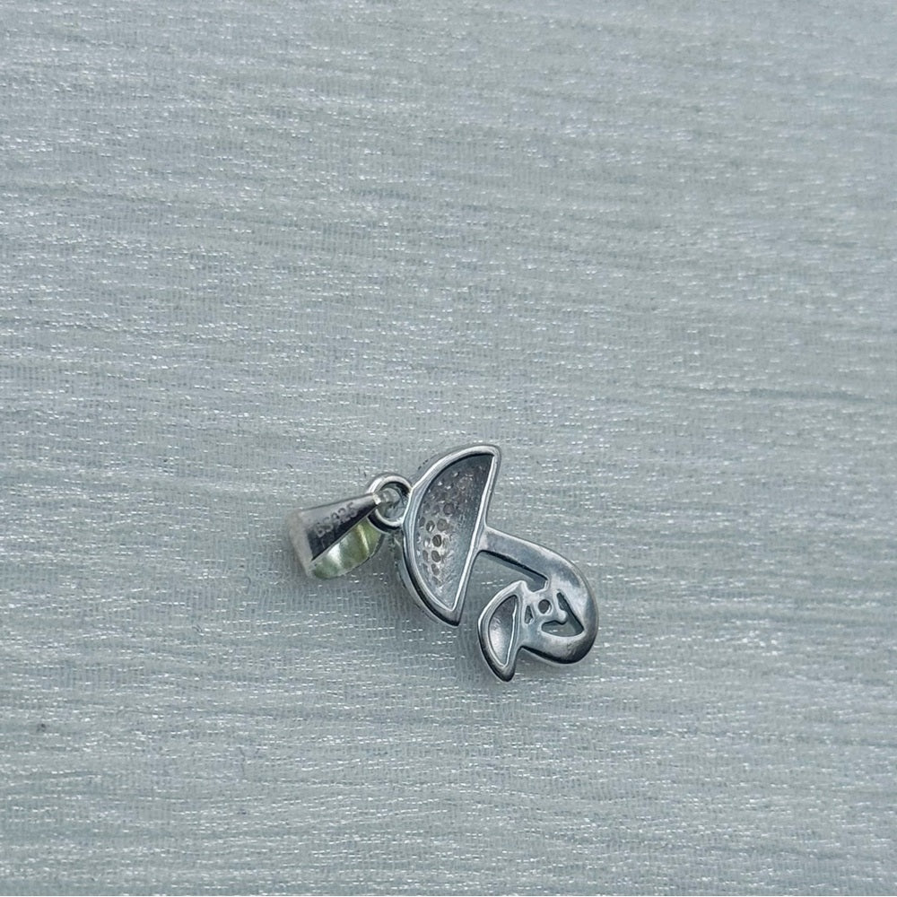 S925 Double Mushroom Pendant