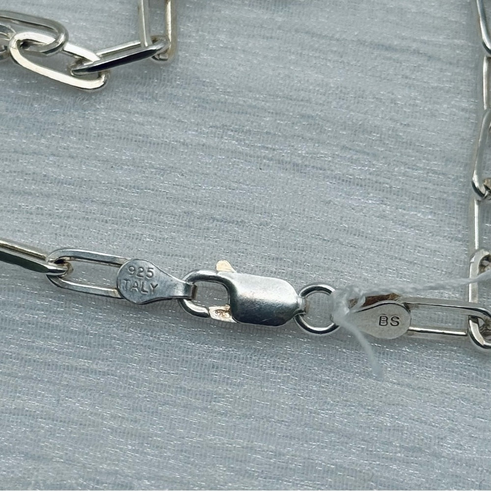 S925 Paperclip Bracelet