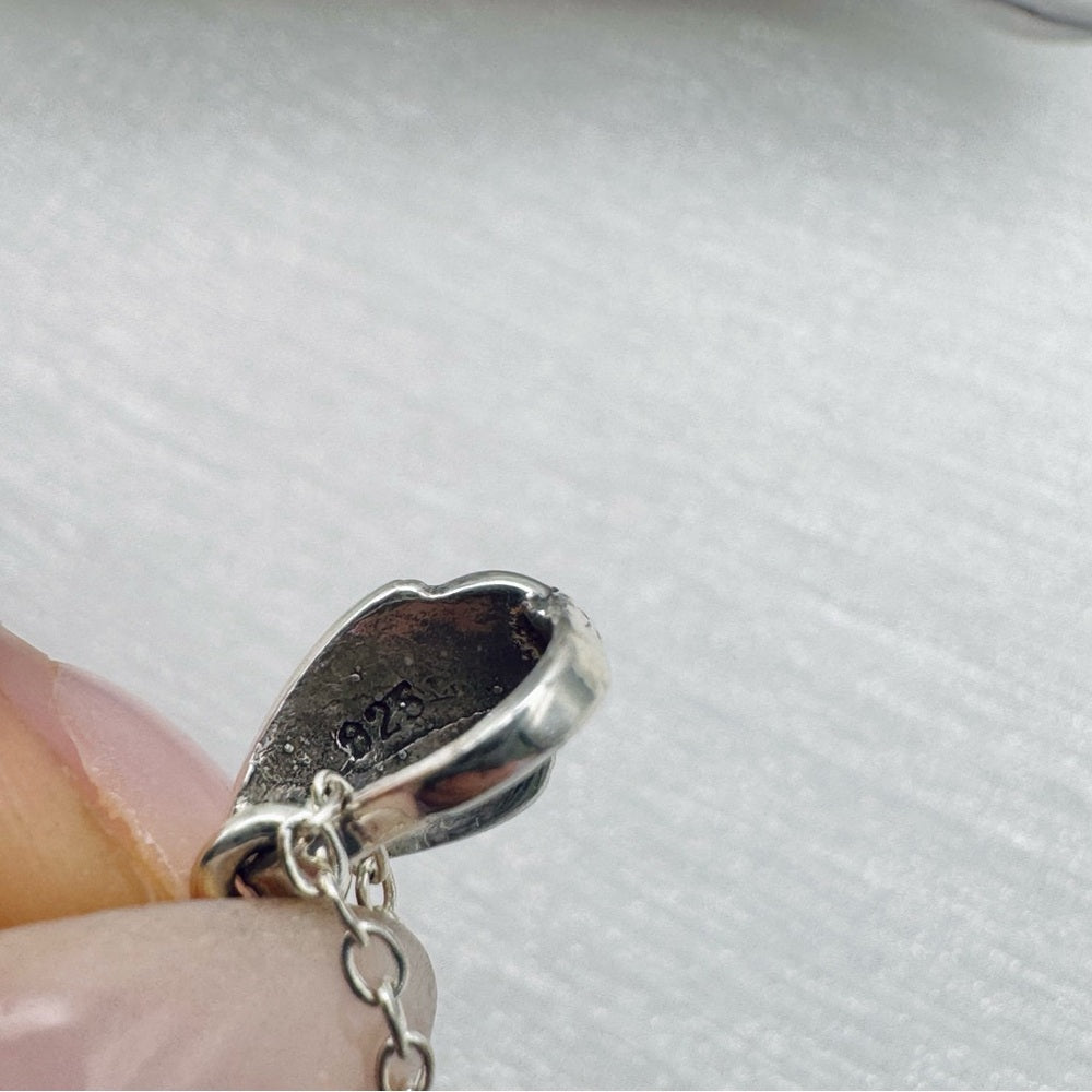 S925 Marcasite Peacock Pendant