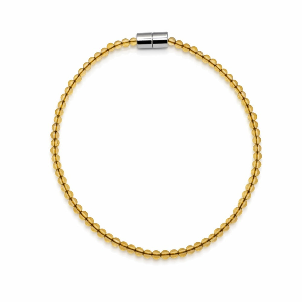 Citrine Gemstone Magnetic Bracelet 7.5”