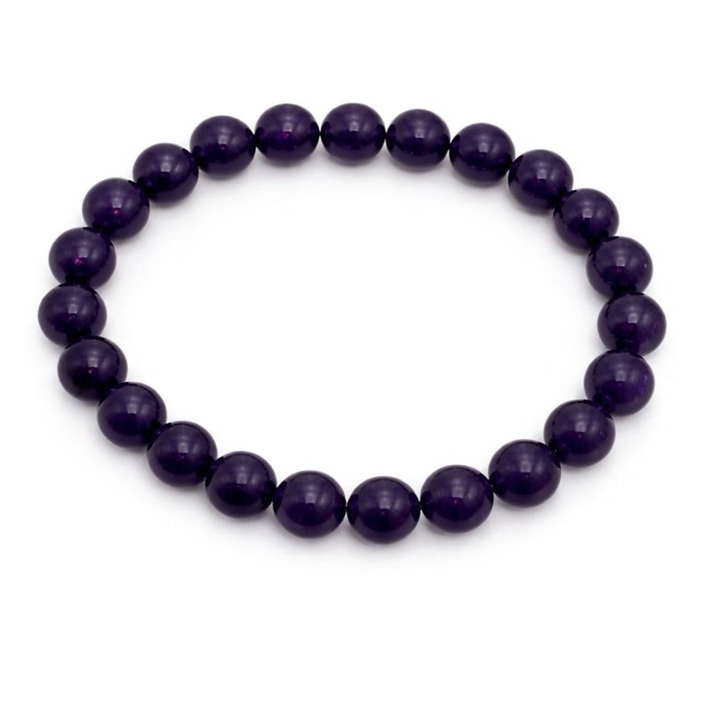Amethyst Stretchy Gemstone Bracelet
