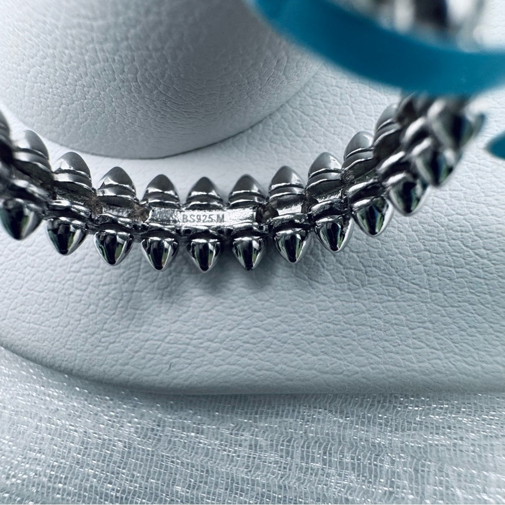 .19 CT Moissanite Diamond Spiked Half Eternity Band