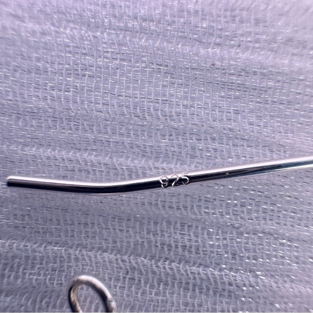 #1205 S925 Green Moonstone Round Dangle Earrings