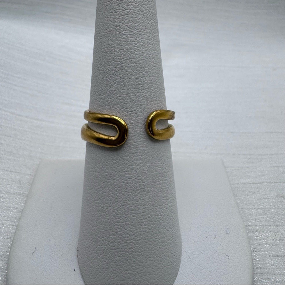 Resin Wave Adjustable Ring