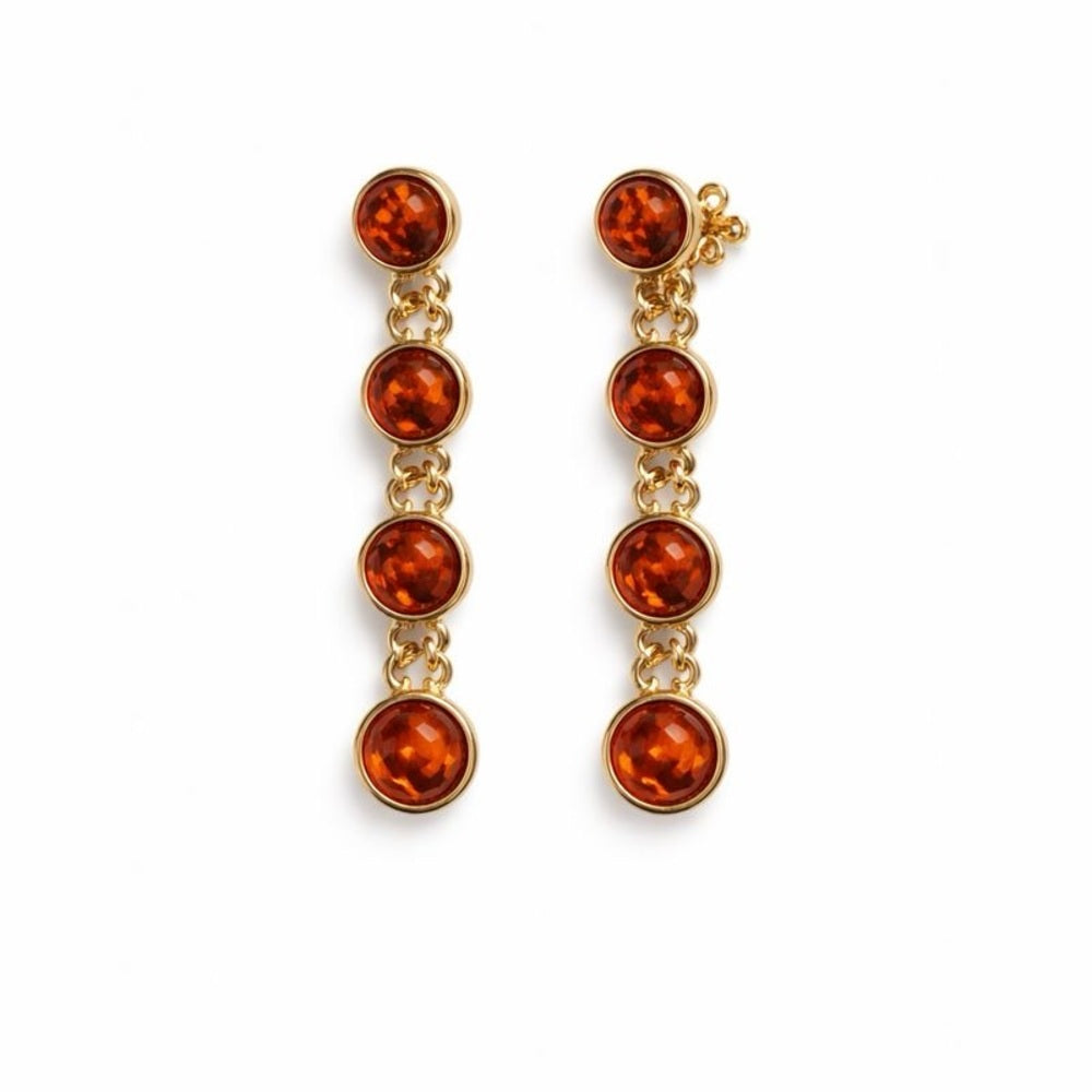 Amber Dangle Earrings