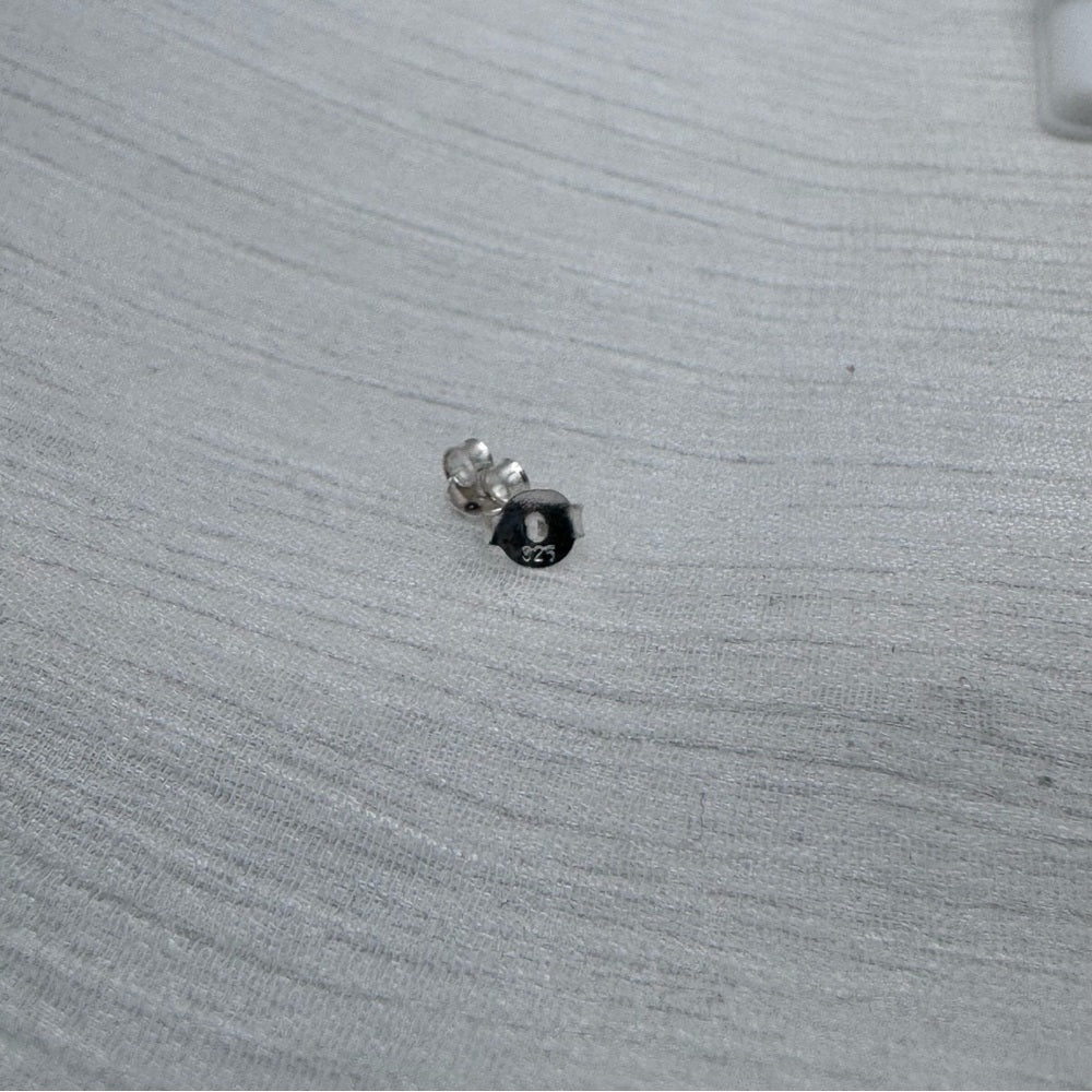 S925 Moonstone Stud Earrings