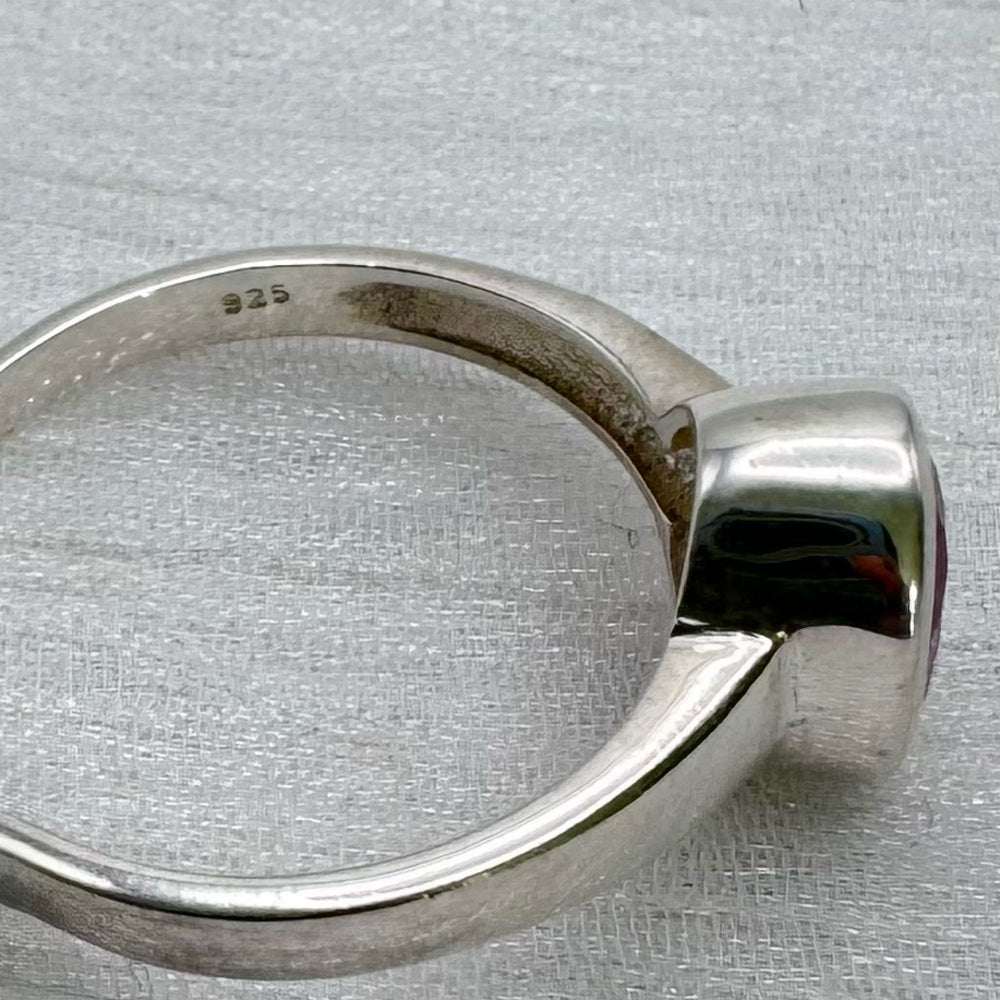 S925 Ruby Oval Ring