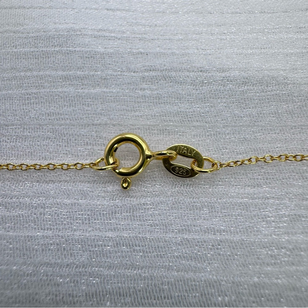 N955 S925 Aquamarine Wrapped Necklace