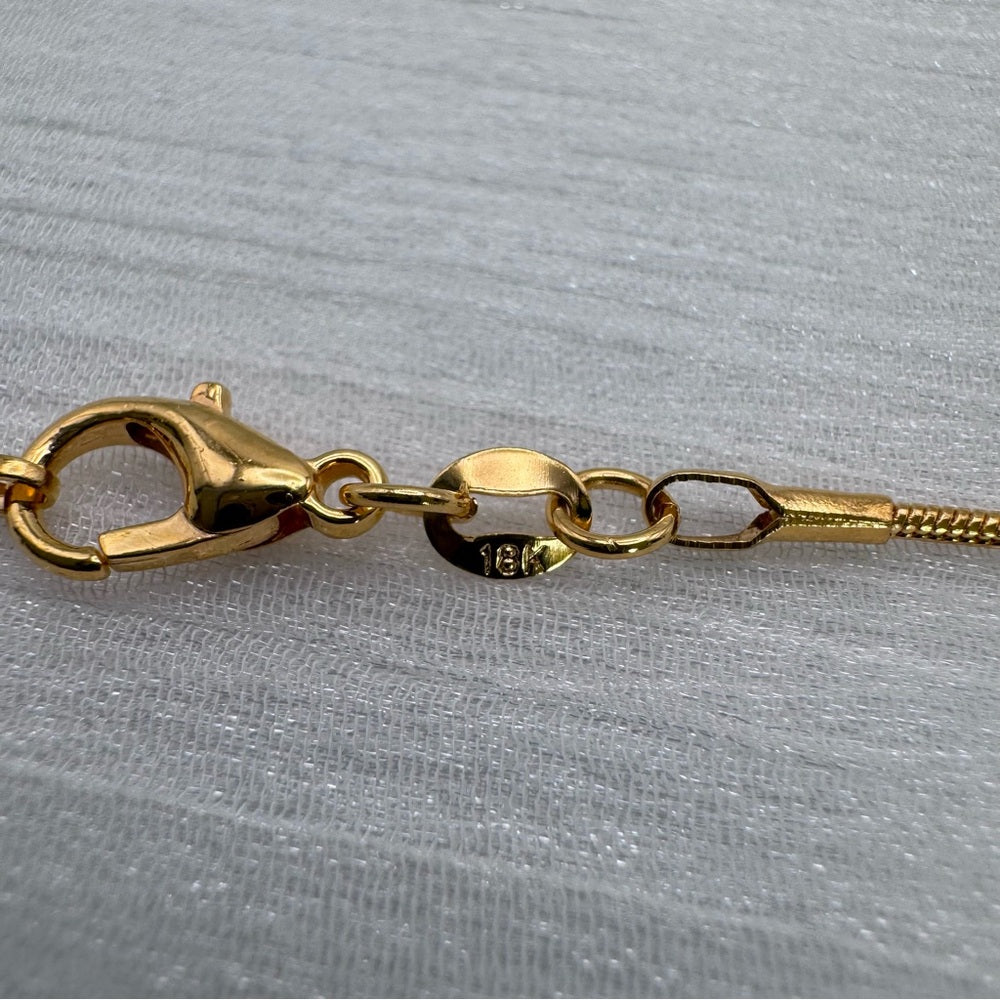 N9166 S925 Labradorite Snake Chain Necklace