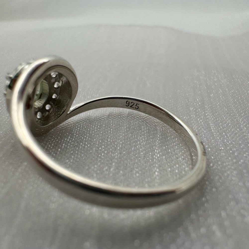 Prehnite Ring (S925)
