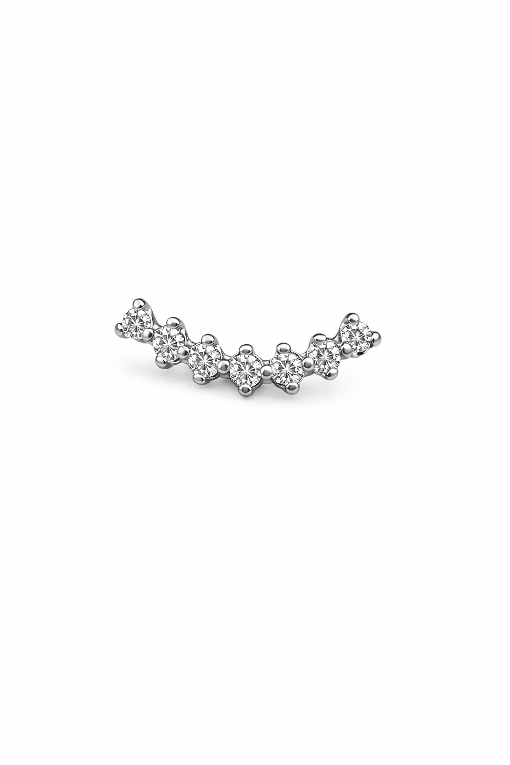 Larger Crystal Screwback Earring