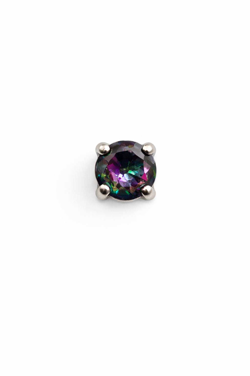 Topaz Screwback Earring