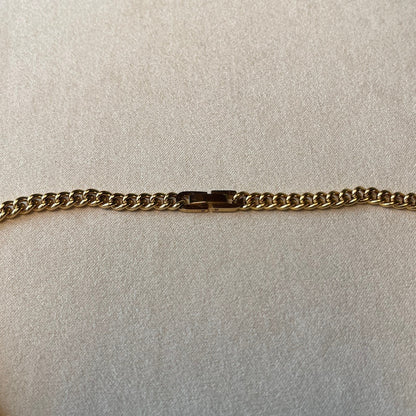 Gold Cuban Link Chain Necklace