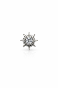 Crystal Sun Screwback Earring