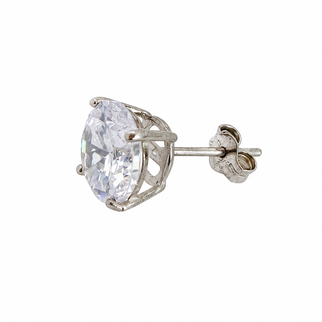 Large Crystal Stud Earrings