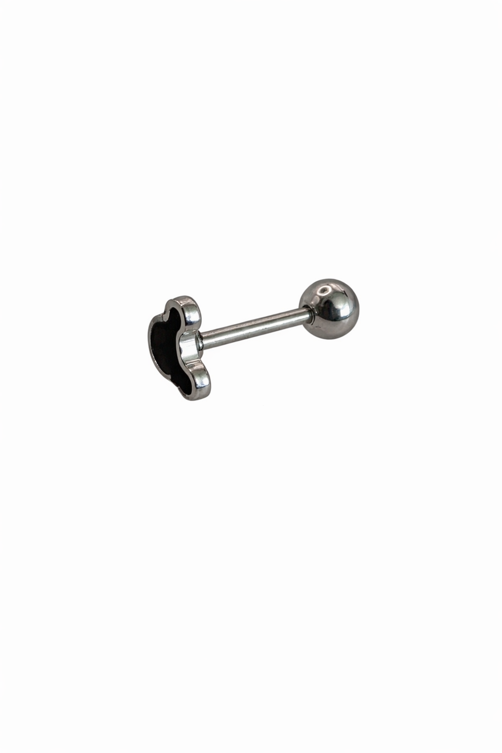 Enamel Mouse Screwback Earring