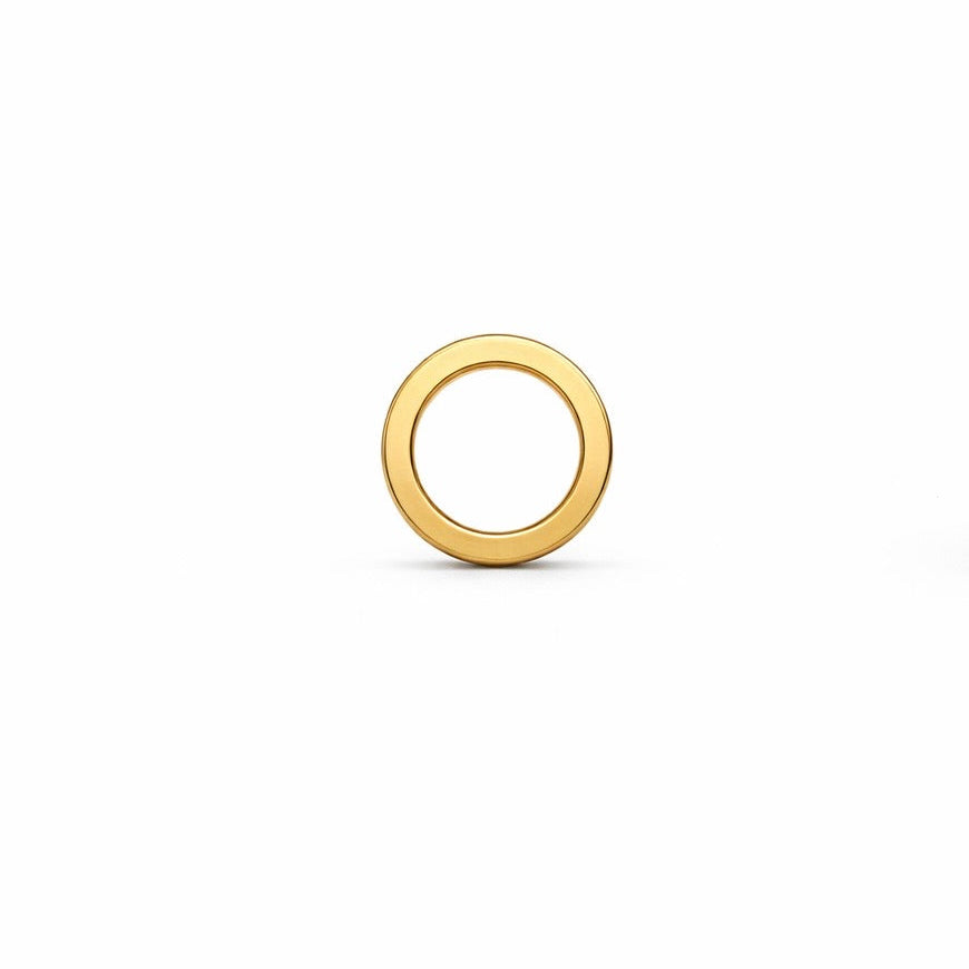 Open Circle Screwback Earring