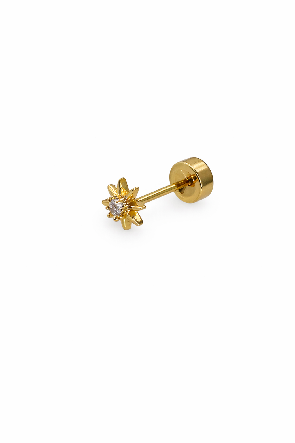 Crystal Star Screwback Earring
