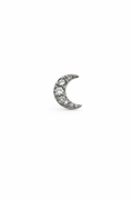 Crystal Moon Screwback Earring