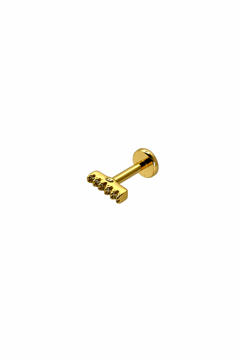 Crystal Bar Screwback Earring