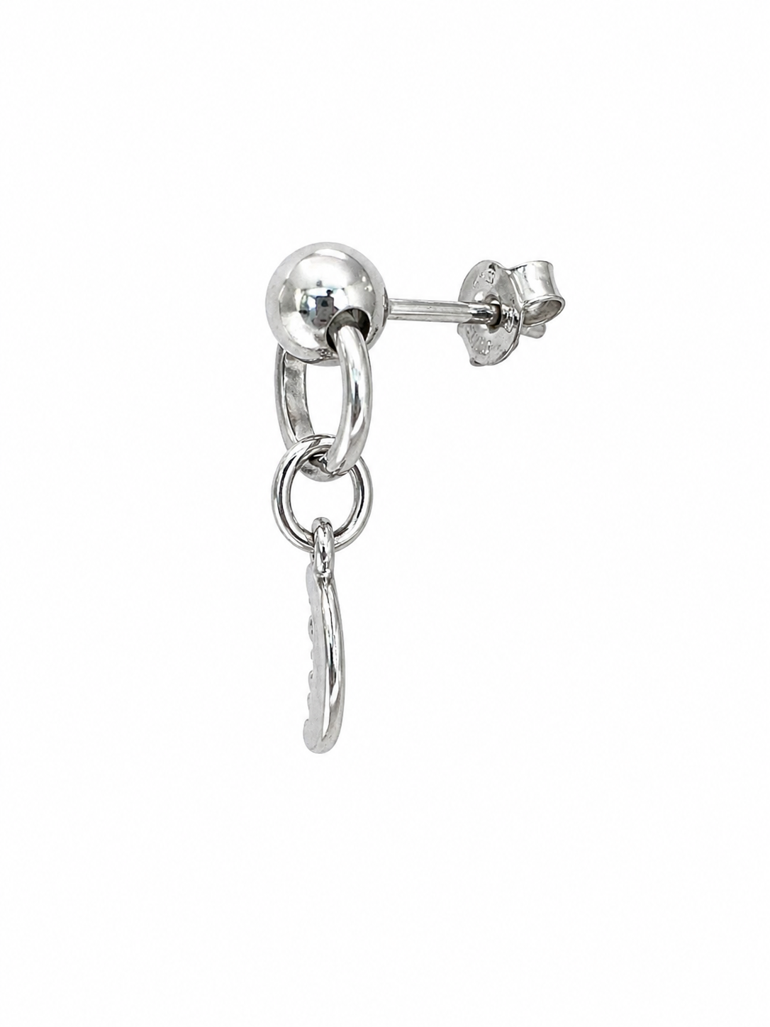 Moon Dangle Stud Earrings
