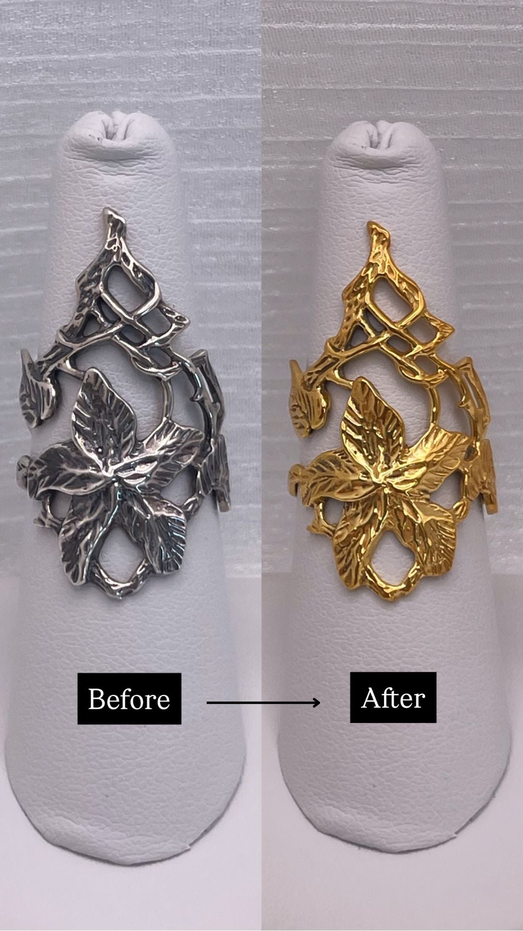 Resizing and Gold Dip