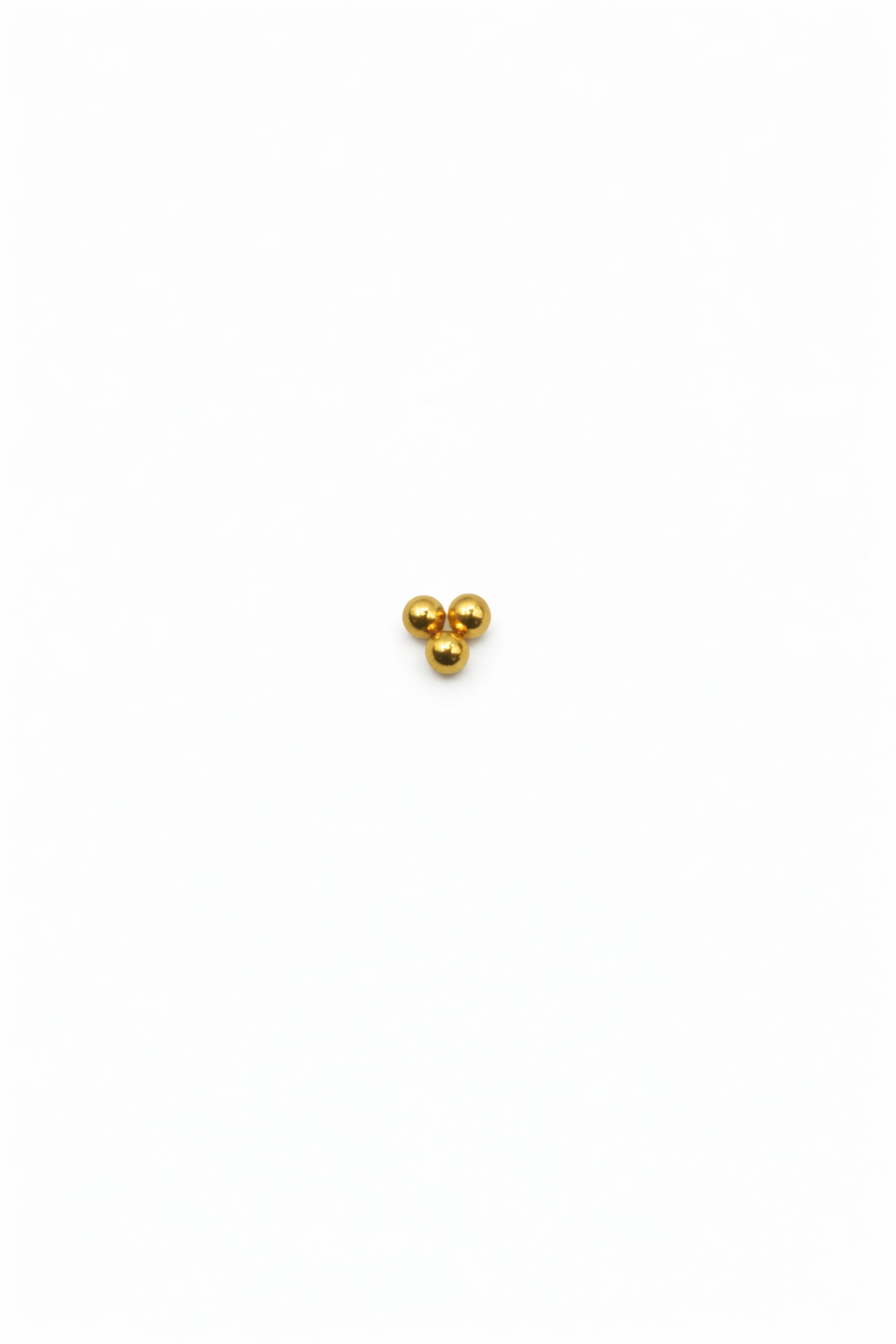 Triple Bunch Screwback Earring