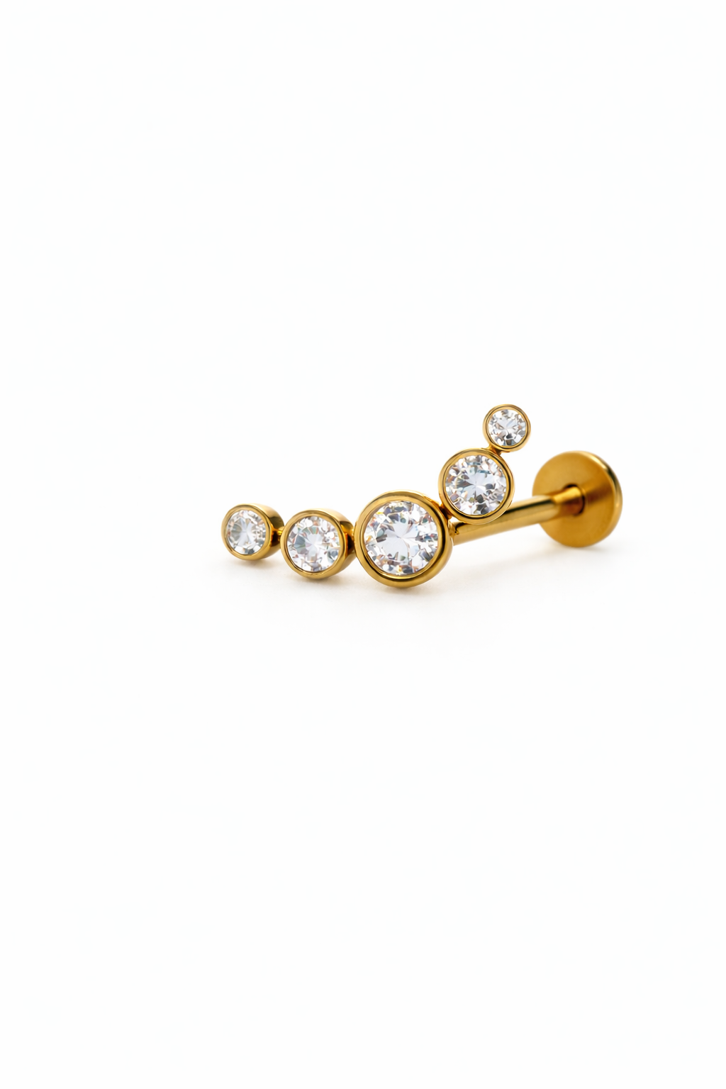 Bubbles Screwback Earring